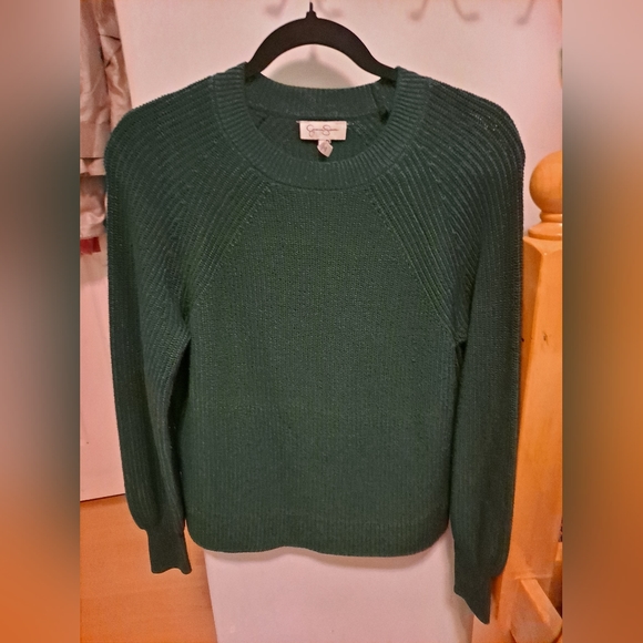 Jessica Simpson Sweaters - Jessica Simpson Forest Green Knit Sweater